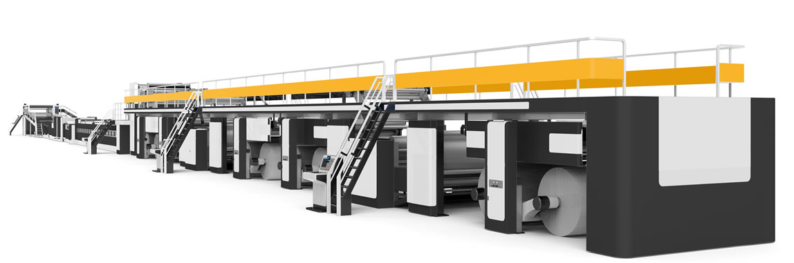 Linea di produzione di cartone ondulato